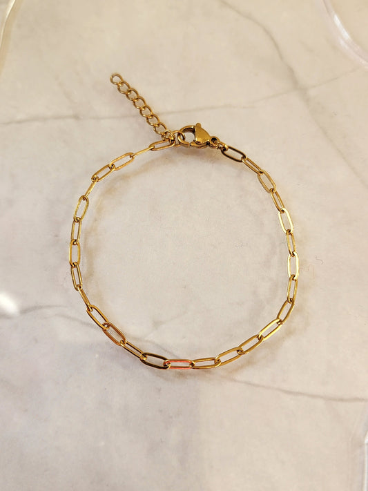 Paperclip Chain Bracelet