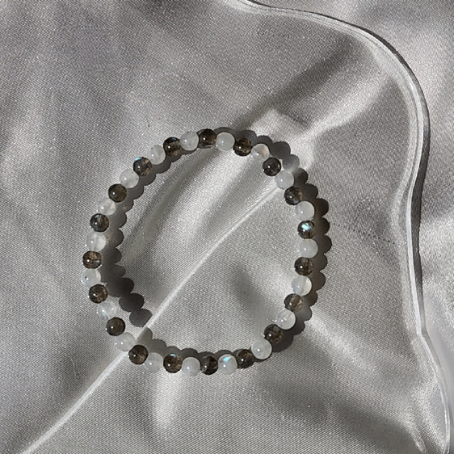 Garnet & Rose Quartz Bracelet